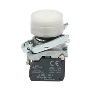 Pulsante di comando bianco con coperchio protettivo IP65 1NO, 22mm TB4-BP11 Breckner Germany