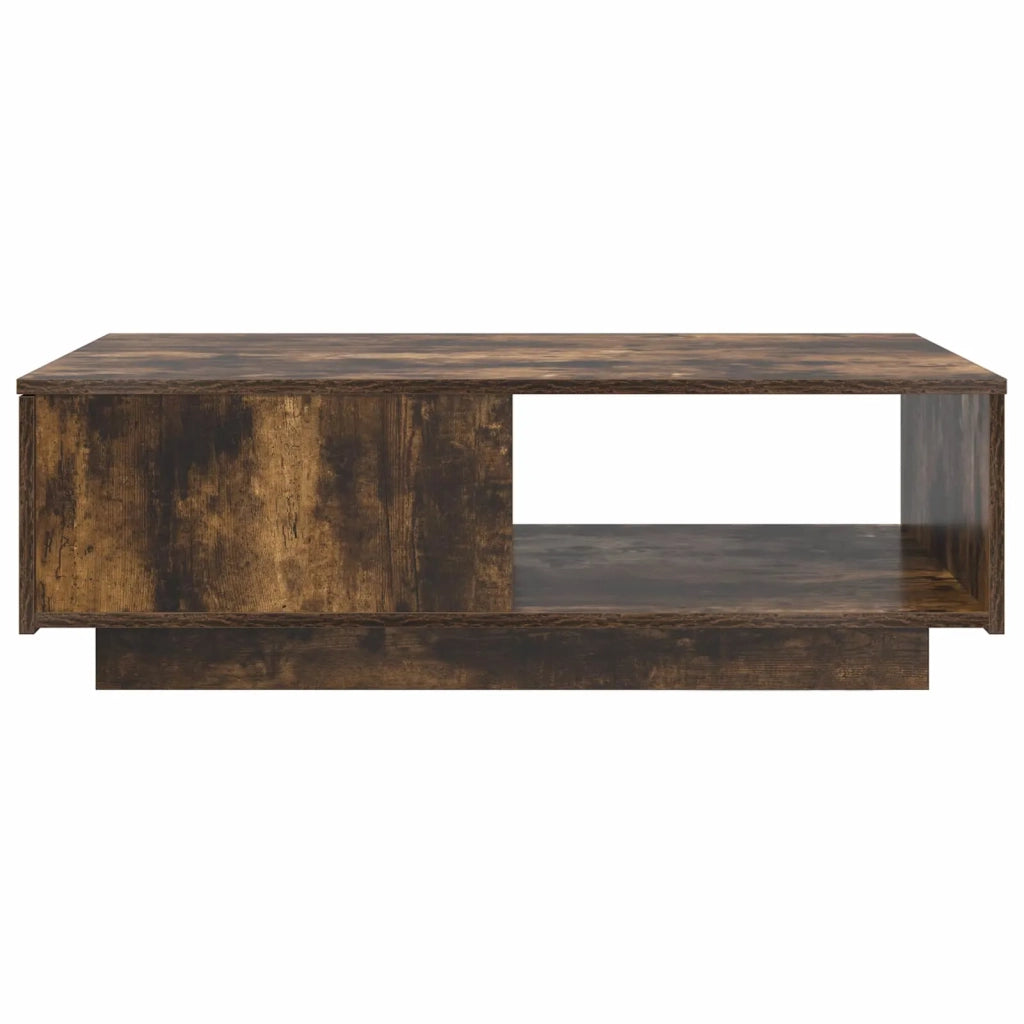 Tavolino da salotto con cassetto Rovere fumé 95 x 55 x 31 cm 8000184