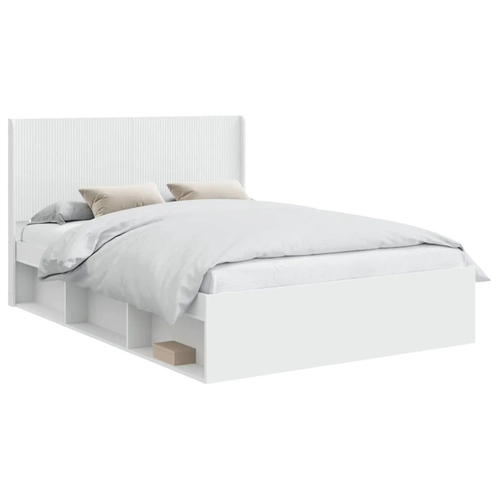 Struttura del letto con stoccaggio e testata 3 pcs 3413845