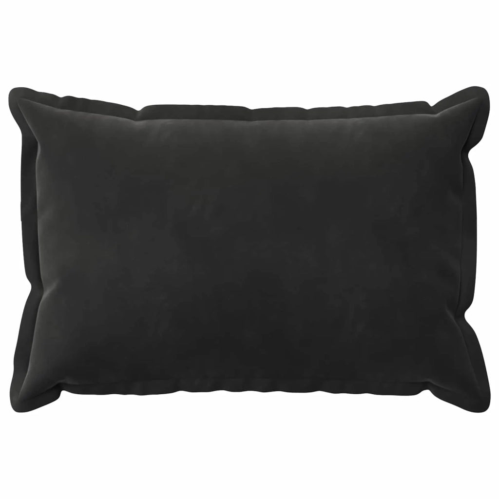 Federa 6 pcs HOUTEN Nero 50 x 80 cm Velluto 920060