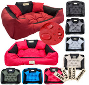 AIO FACTORY 145x115 cm KINGDOG Cuccia per cani impermeabile personalizzabile rossa