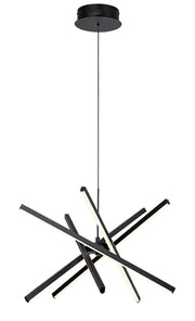 Lampada a sospensione LED moderna Rabalux Matilde nera 48W