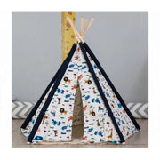 Trade Shop - Tenda Per Animali Domestici Cani Gatti Lavabile Cuccia In Tela Cotone 50x50x70cm -
