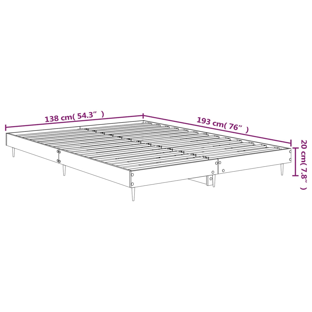 Giroletto Bianco 135x190 cm in Legno Multistrato 832285