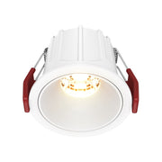 Maytoni lampada da incasso Alfa LED 1 luce LED integrato bianco alluminio