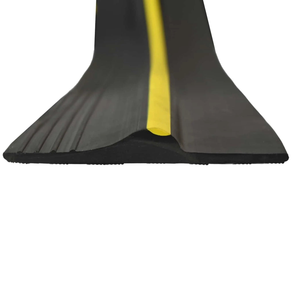 Guarnizione per pavimento del garage Nero e Giallo PVC 42038281