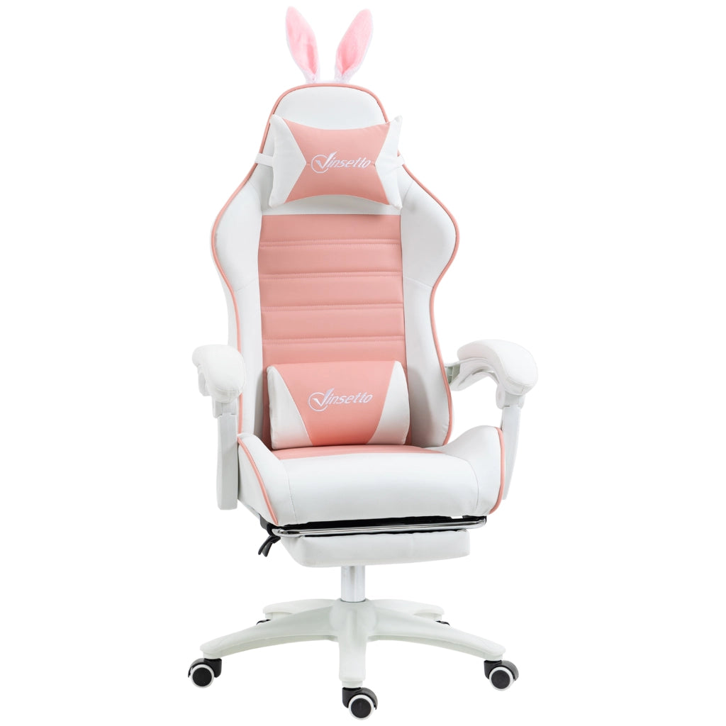Sedia da Gaming con Supporto Lombare ¨C Xylo ¨C Rosa con Poggiatesta