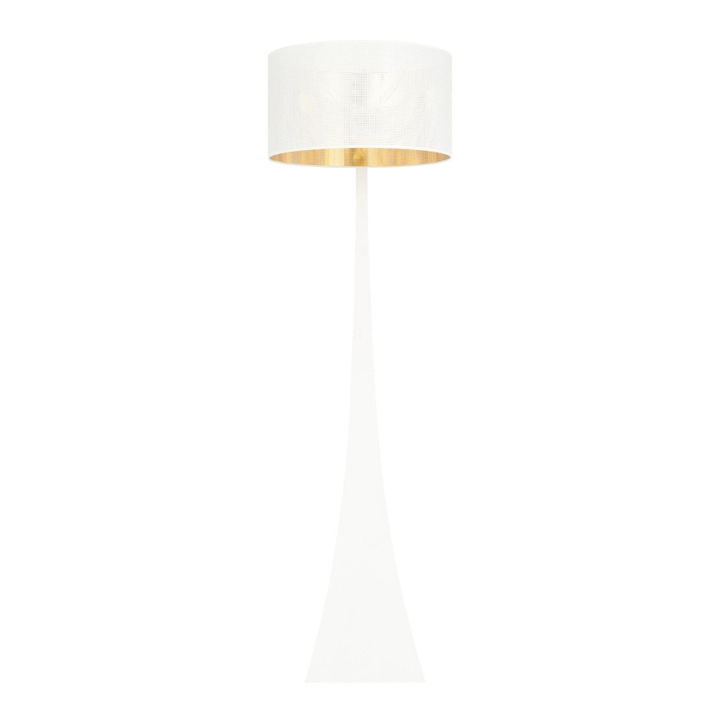 Lampada da terra Emibig Estrella bianco/oro E27 157cm
