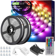 Luce a Led RGB 10 m con Comando a Distanza - Striscia di Luce Regolabile e Autoadesiva per Ambiente Interno