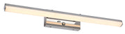 Applique bagno specchio LED 20W CCT dimmer IP44 cromata