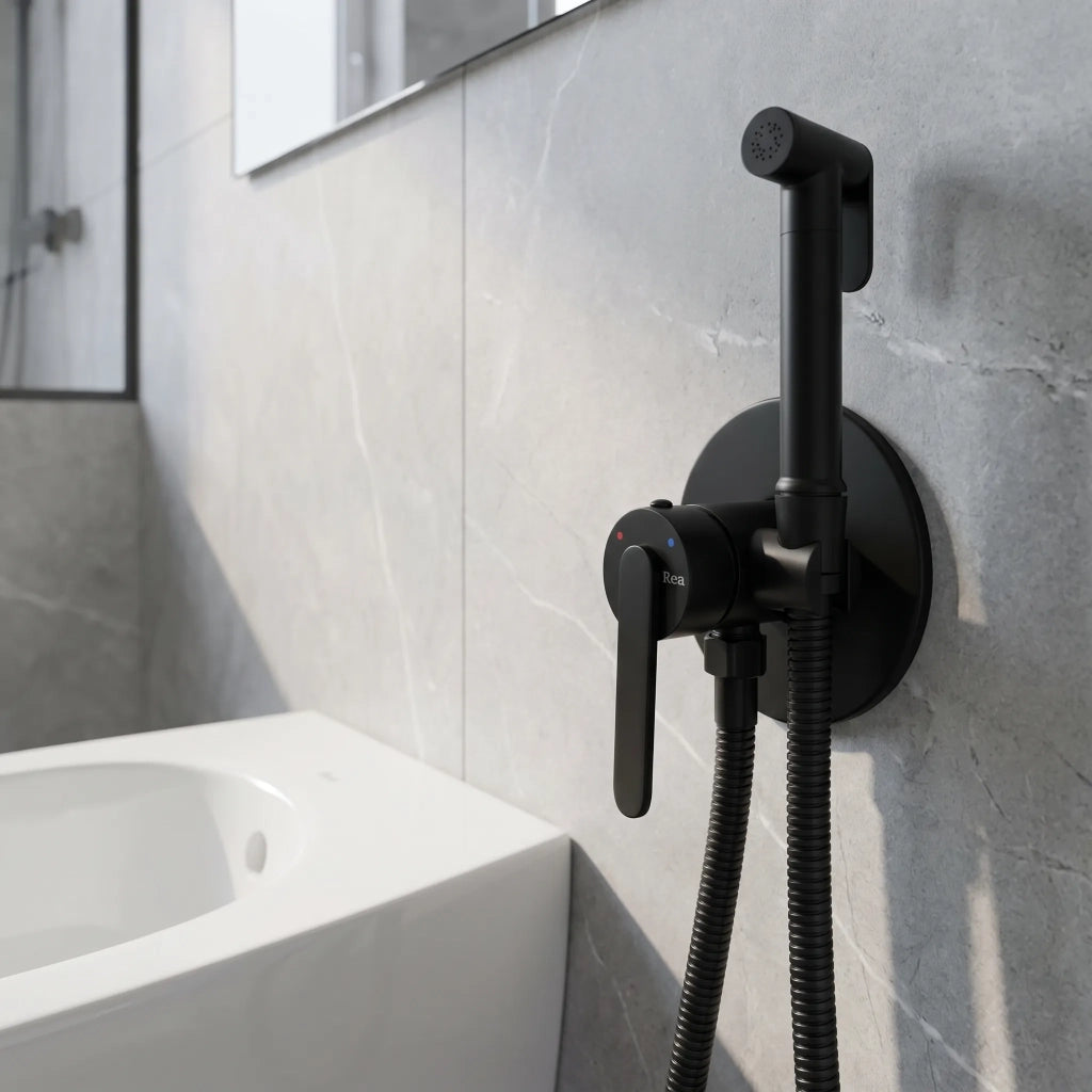 Rubinetto Bidet Rea Ontario Black