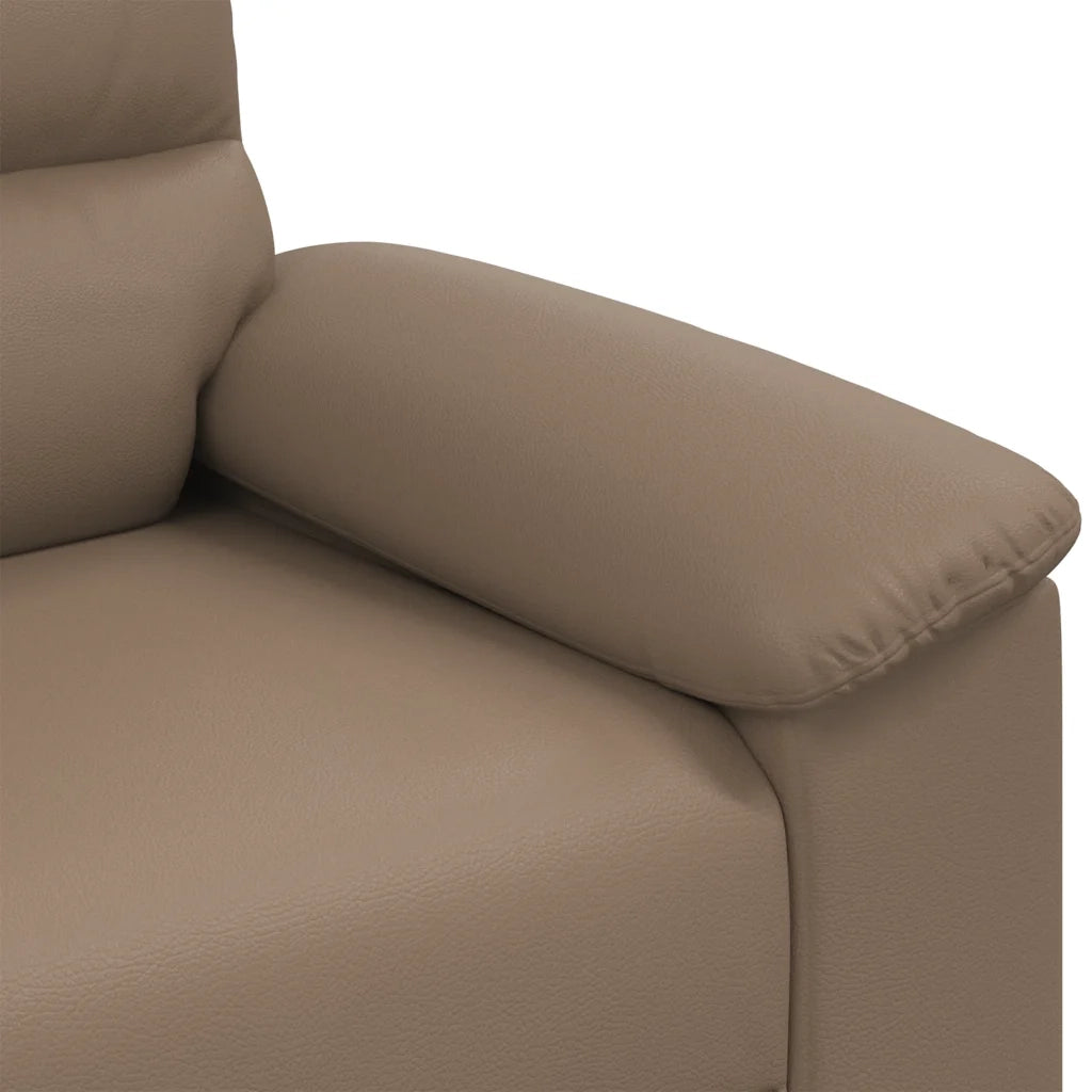 Divano a 2 posti Cappuccino 180x81x84 cm in similpelle 4105342