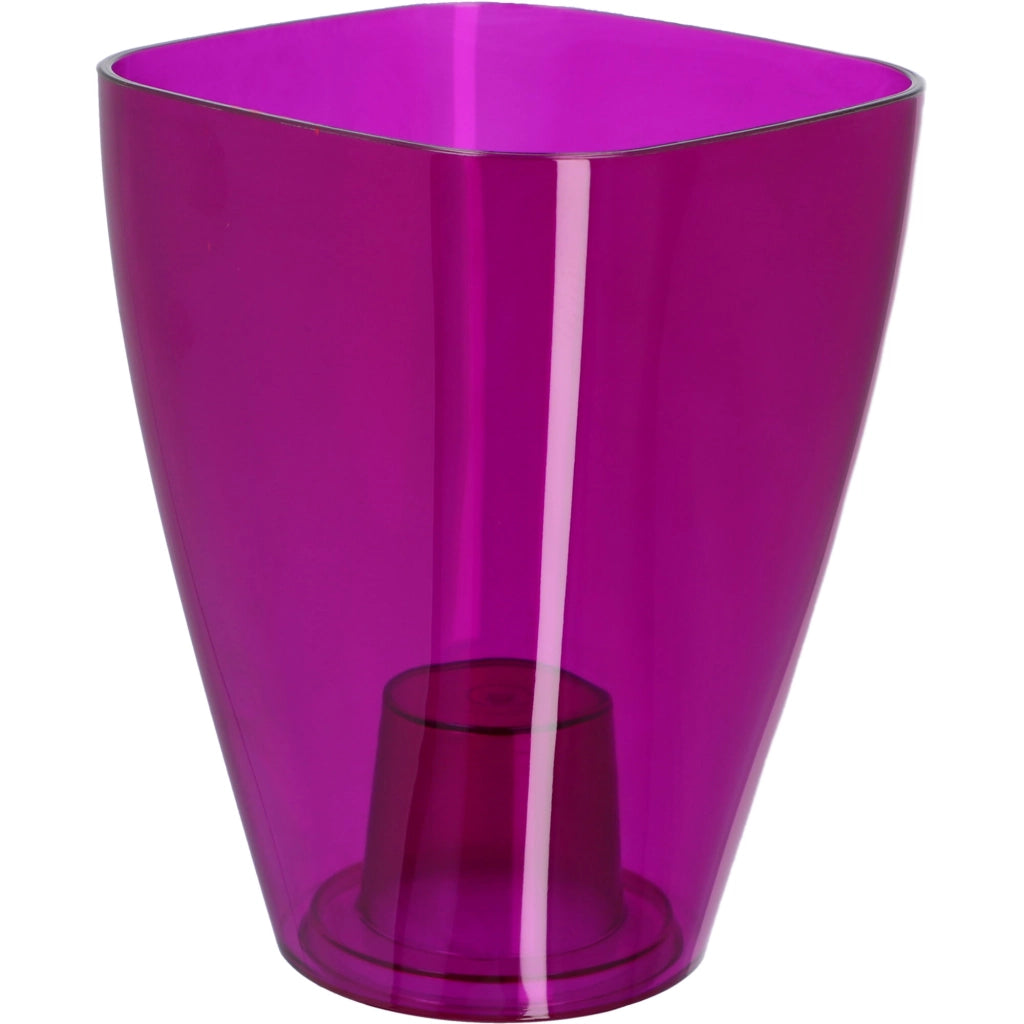 Vaso da fiori KADAX per orchidee, in plastica, viola, 13 cm