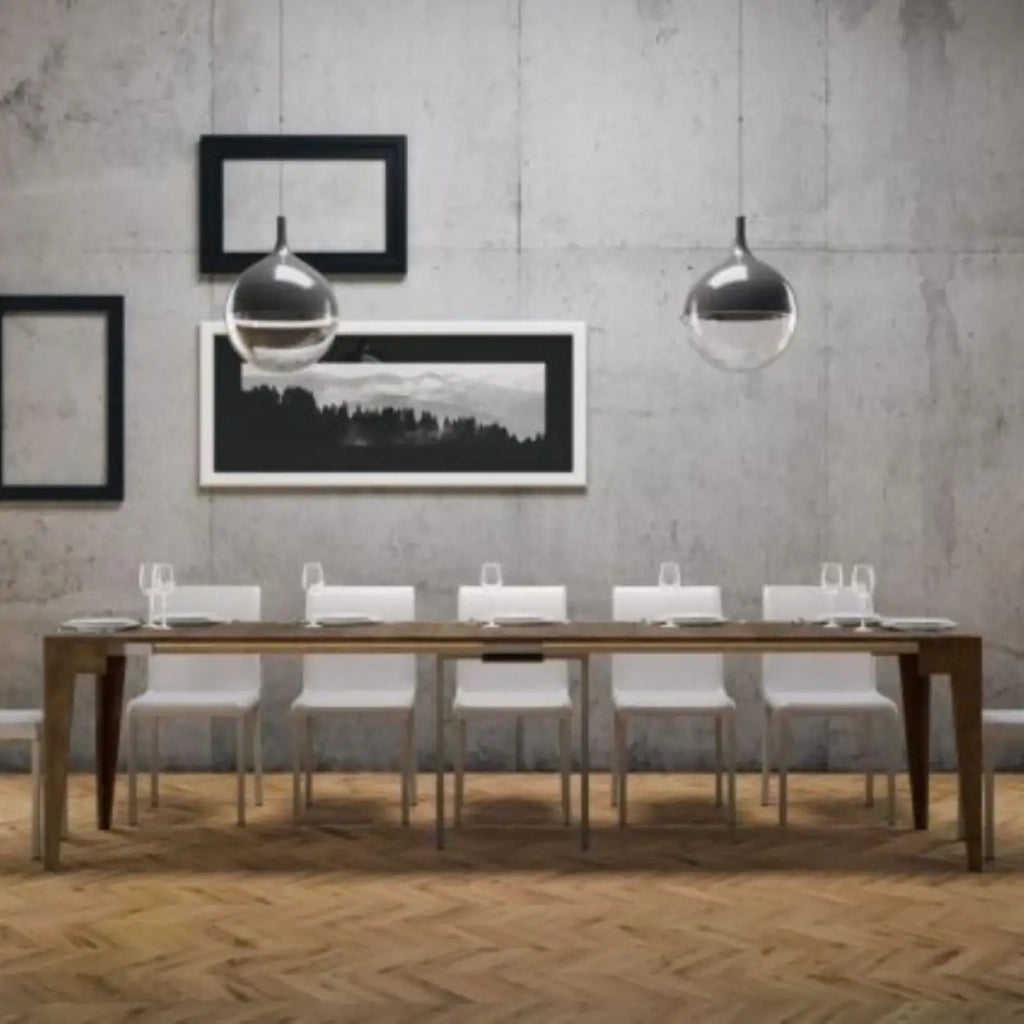 Consolle allungabile 90x42/198 cm Isotta Noce