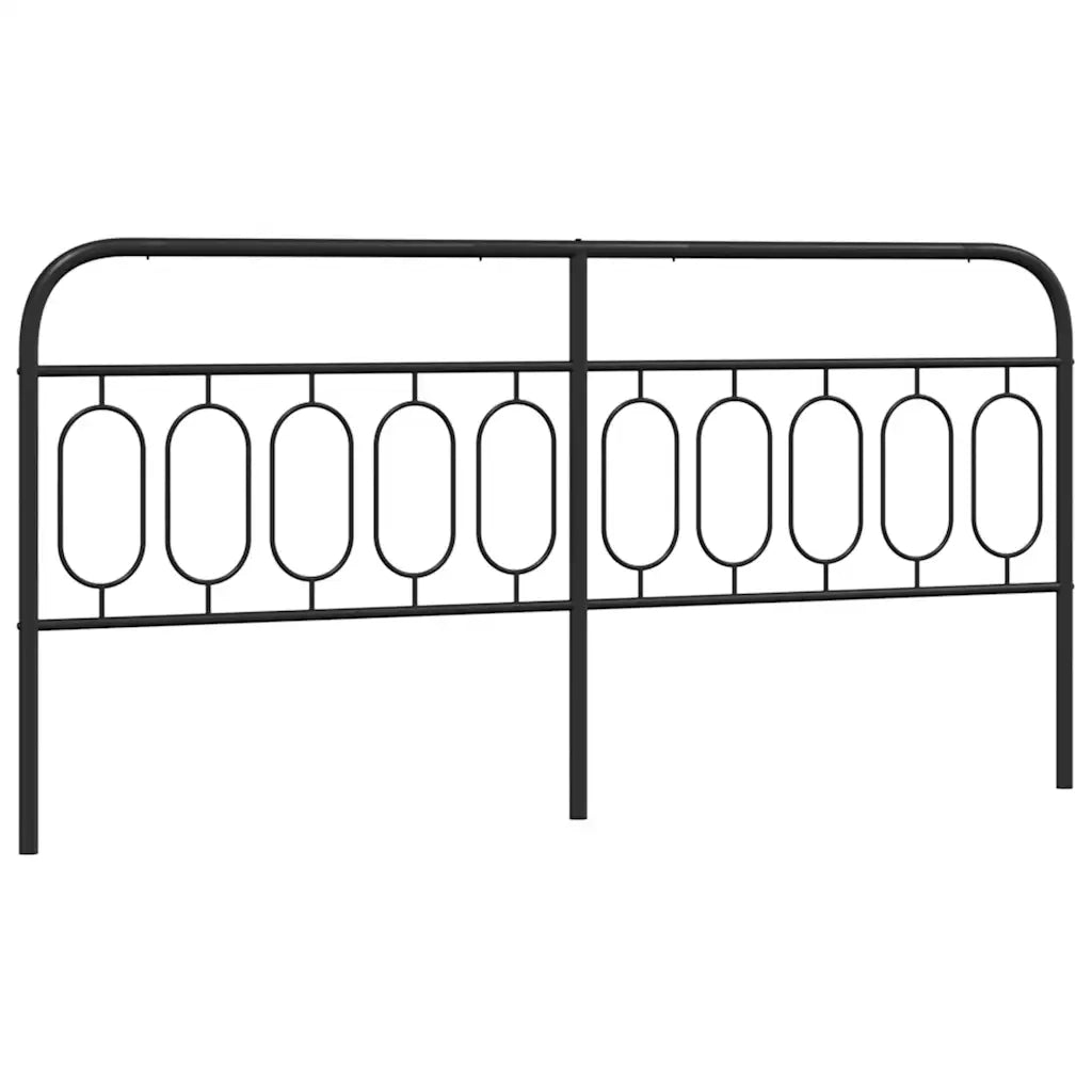 Testiera di Ricambio in Metallo Nero 200 cm 377155