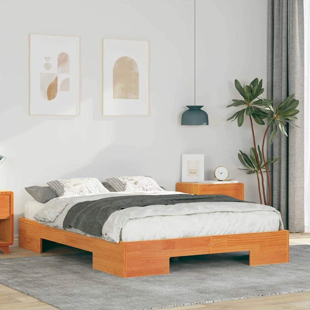 Struttura del letto-Giroletto Marrone 120 x 200 cm 466066