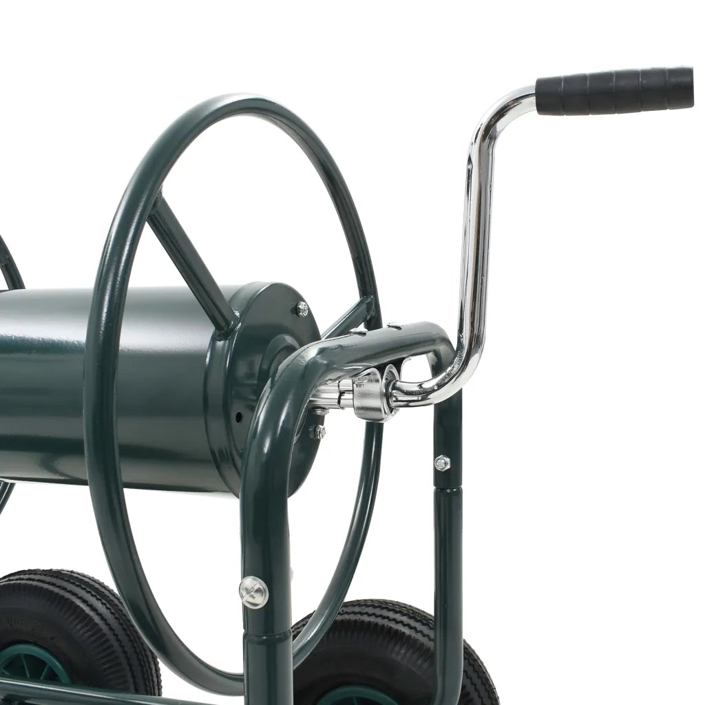 Carrello Avvolgitubi da Giardino Connettori 1/2" 75 m Acciaio