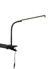 Lampada da scrivania a clip NEVADA nero LED 5W CCT