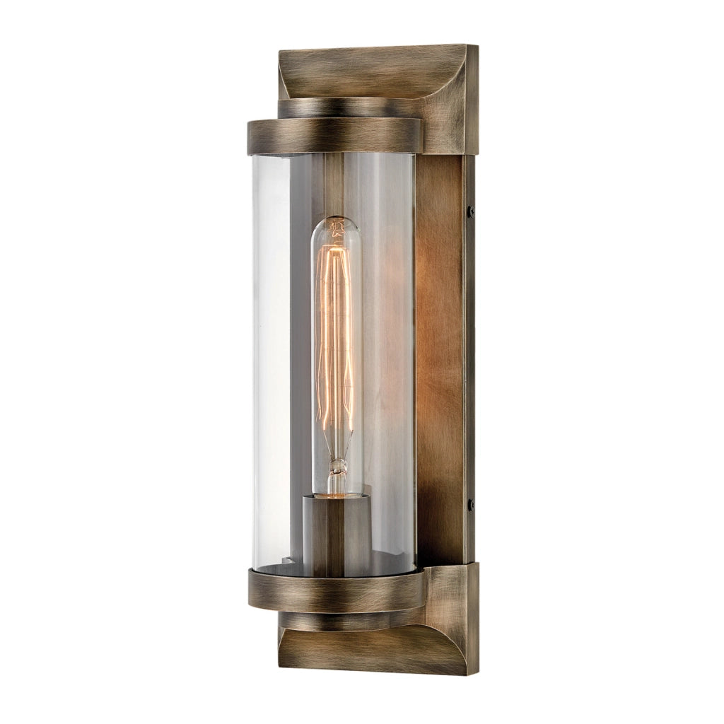 Applique da esterno bronzo ossidato E27 60W Pearson Quintiesse