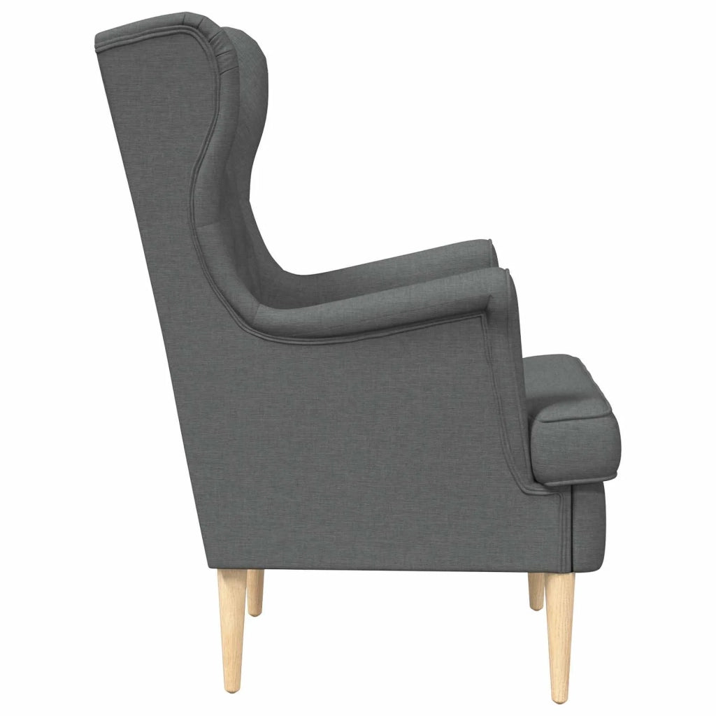 Poltrona Grigio Scuro Tessuto 42029919