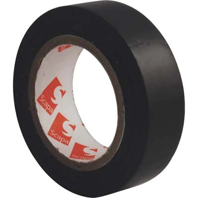 NASTRO PVC ISOLANTE SCAPA - NERO MM 19 ML 10- 16 pezzi