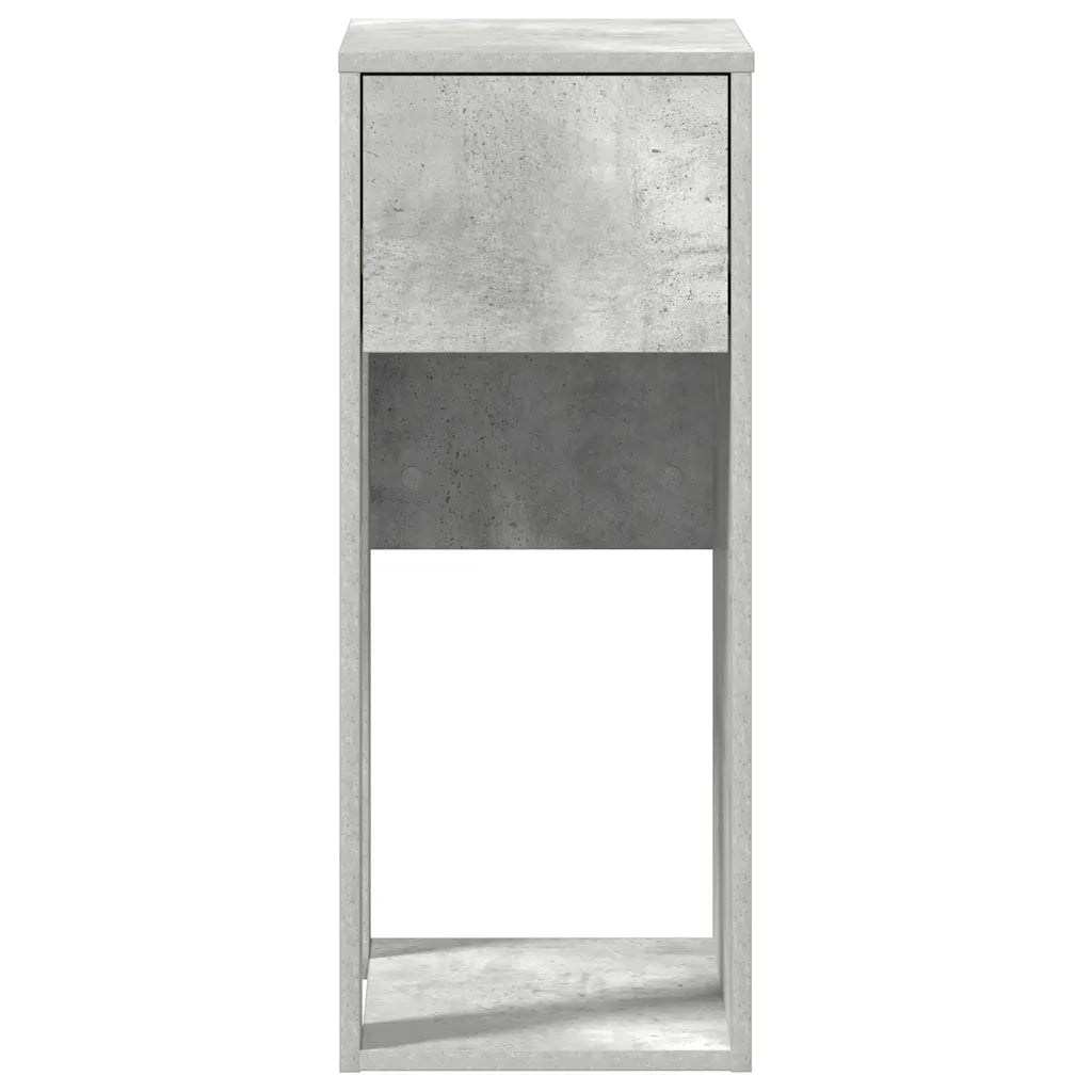 Supporto per Computer a Torre con Cassetto Grigio 30x44x74 cm 858734