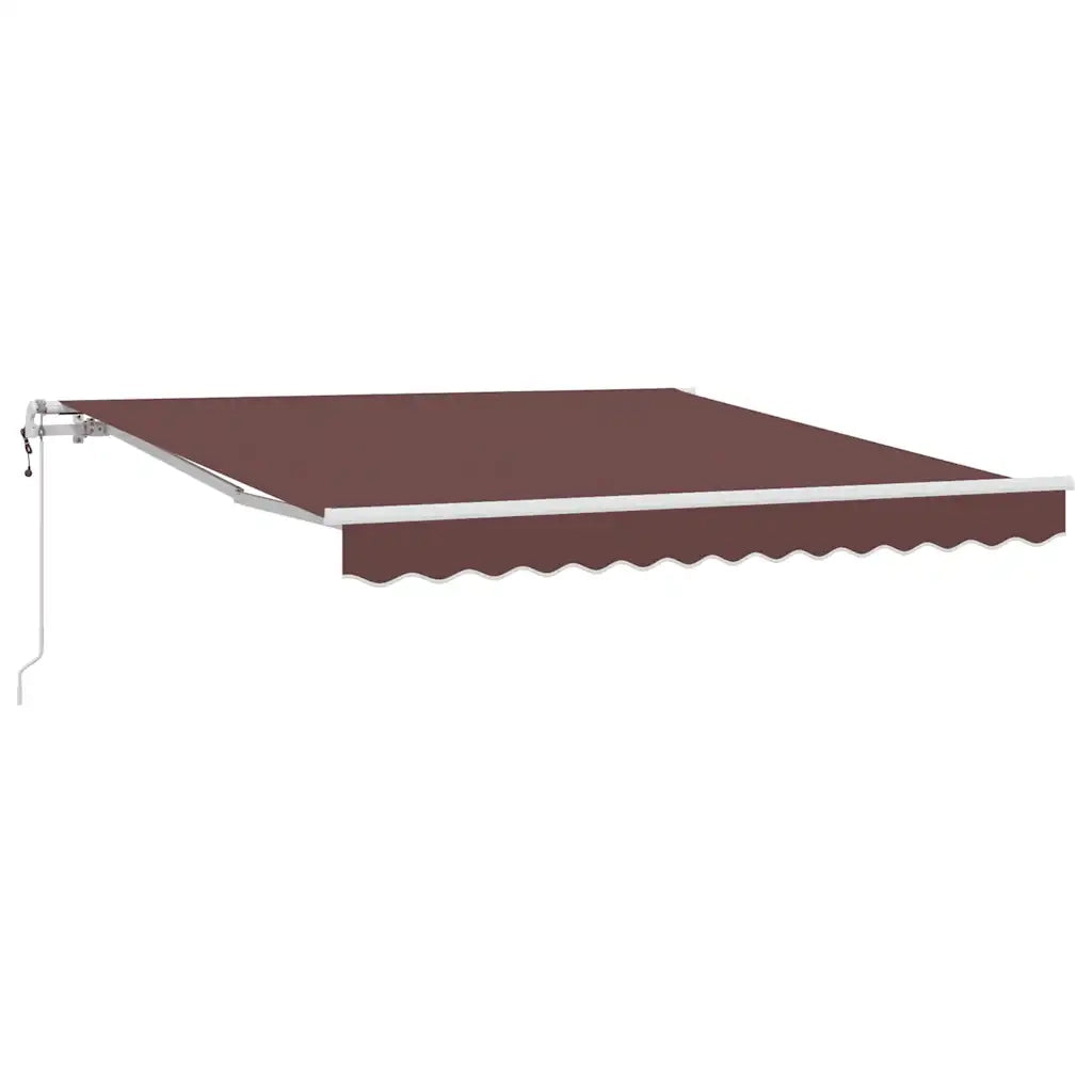 Tenda da Sole Retrattile Automatica Marrone 300x250 cm 3215375