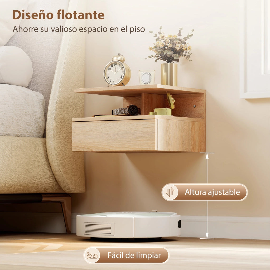 Comodini a Sospensione con Cassetto ¨C zephmum ¨C 35x32x22,5 cm Robe