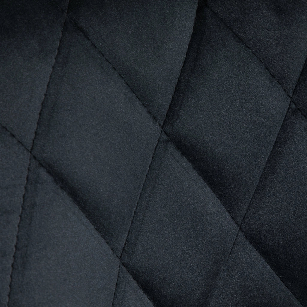Set di 2 sgabelli da bar ¨C Minimal ¨C regolabili, girevoli, rivestimento in velluto, struttura in metallo nero