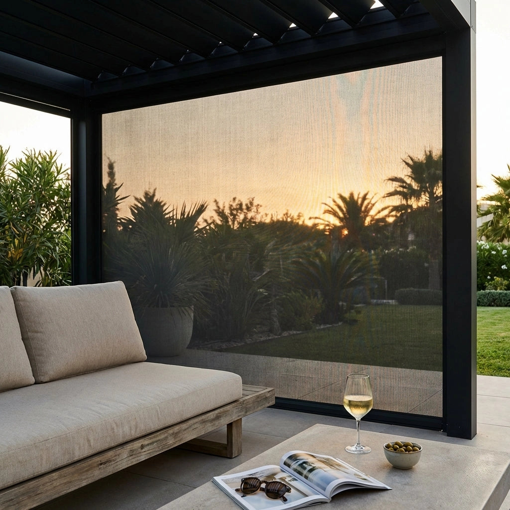 Laterale per pergola biocliamatica in textilene - ISABELLA