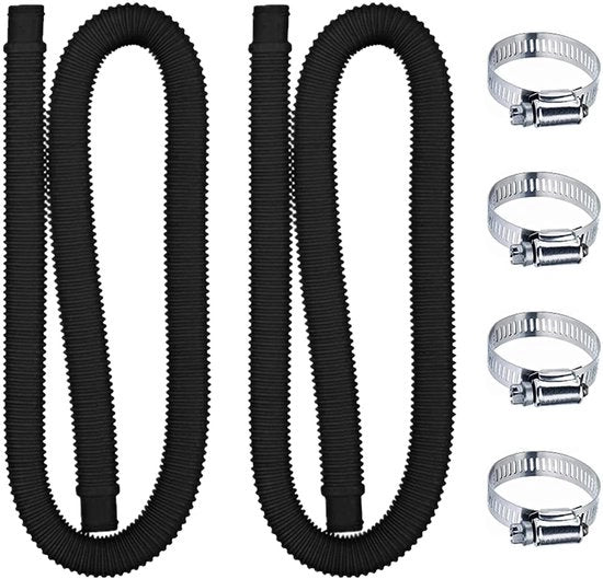 Filtro per Piscine a 1,5 m - Serbatoio Flessibile - Materiale PVC Duraturo - Viti Metalliche - Impermeabile - Alta Resistenza alle Correnti
