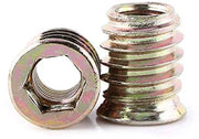 Viti a espansione a 6 facce - 20 pezzi - Aghi a espansione a 6 facce - Aghi per legno - Aghi a espansione in acciaio inossidabile - M8 x 17 mm - Viti a espansione per mobili in legno