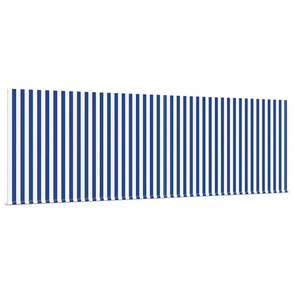 Tenda Retrattile Blu e Bianco 400 × 300 cm 3330488