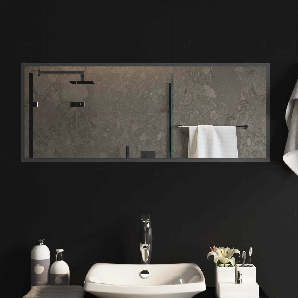 Specchio da bagno LED Trasparente 100 x 40 cm vetro temperato 42045822