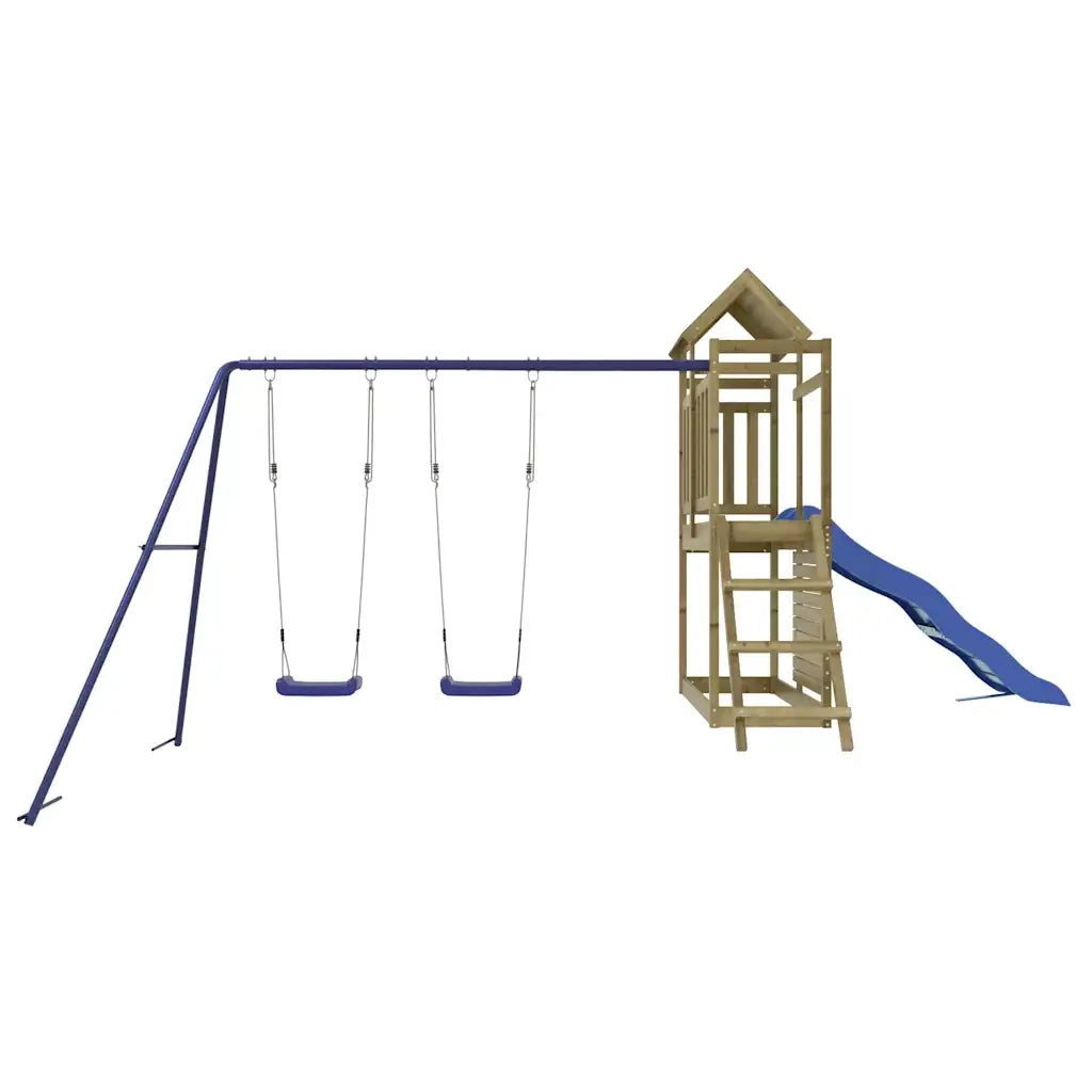 Set da Gioco da Esterno in Legno di Pino Impregnato 3155896