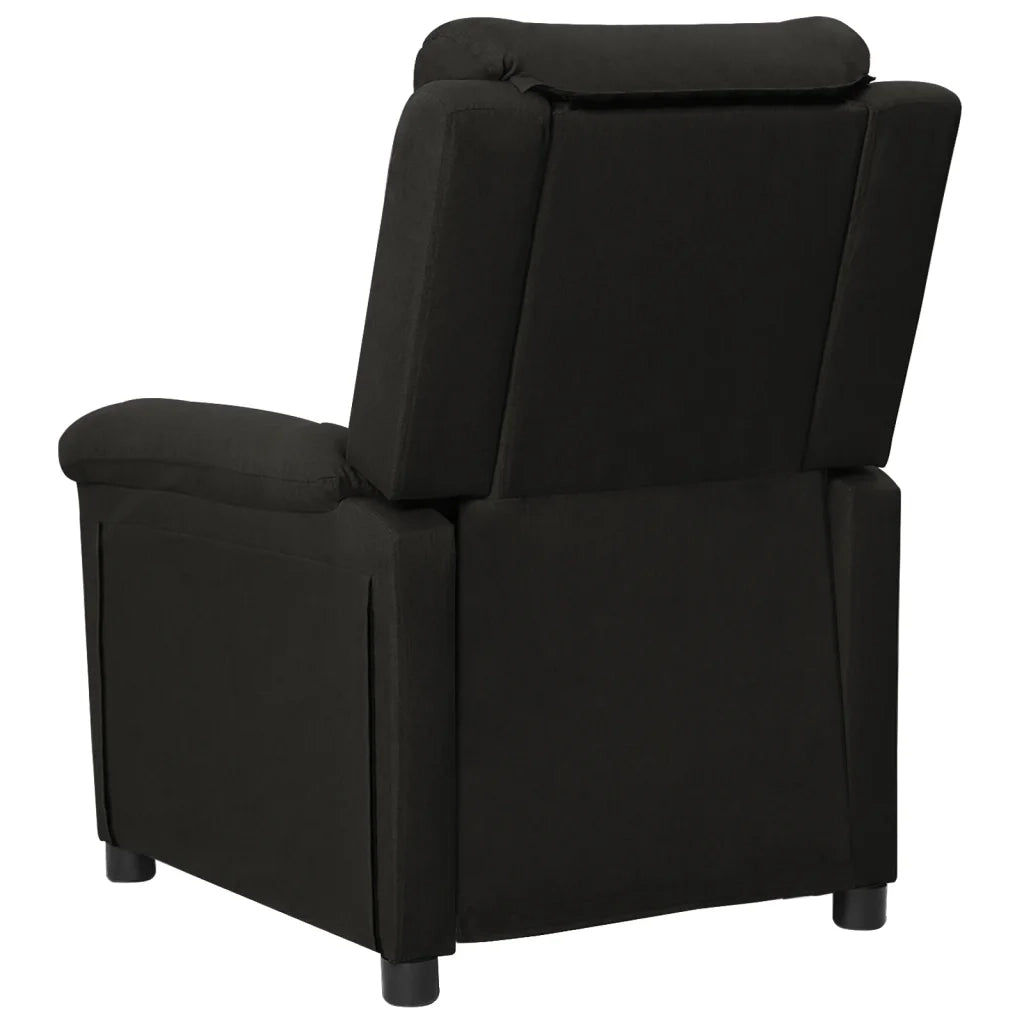 Poltrona Massaggiante Elettrica Nera in Tessuto 3098977