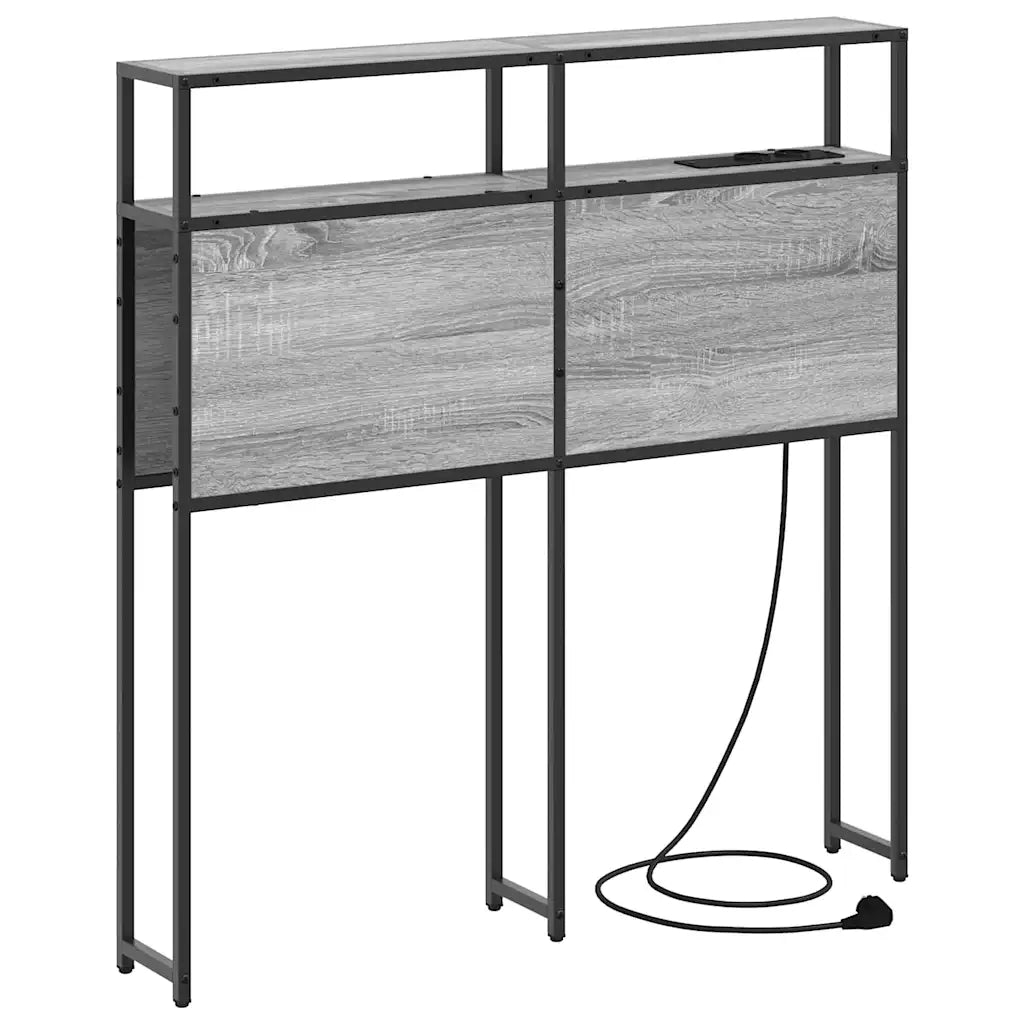 Testiera | Testata contenitore Grigio sonoma Legno multistrato