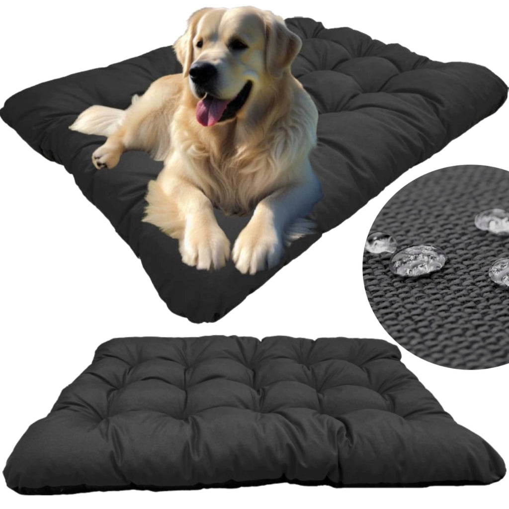 AIO FACTORY 120x80 cm PRESTIGE Cuccia per cani impermeabile personalizzabile Nero