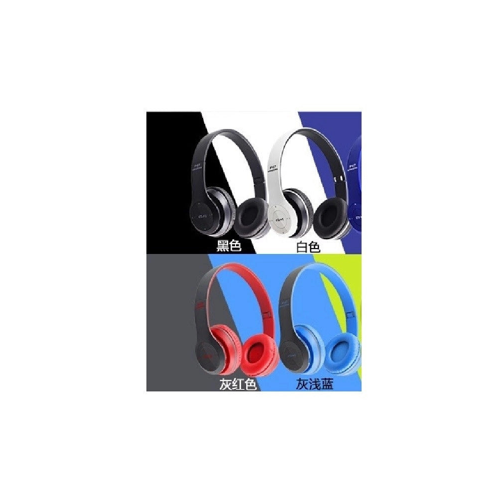 Trade Shop - Cuffie Bluetooth Stereo P47 Per Smartphone E Computer Wireless -