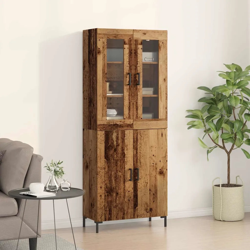 Credenza 2 pcs Legno vecchio 69,5 x 34 x 180 cm 3334349