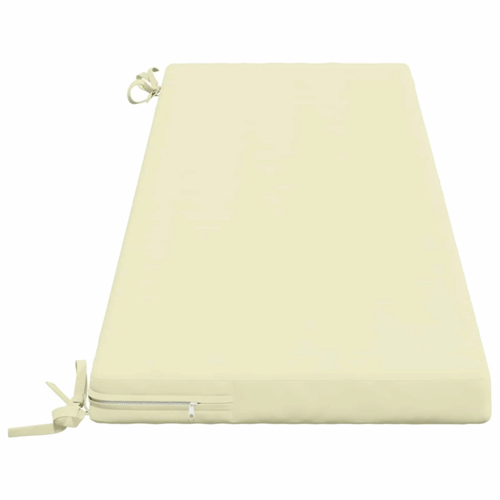 Cuscini per Panchina a 2 Pezzi SOEST 2 pz 100% Poliestere Crema 949057