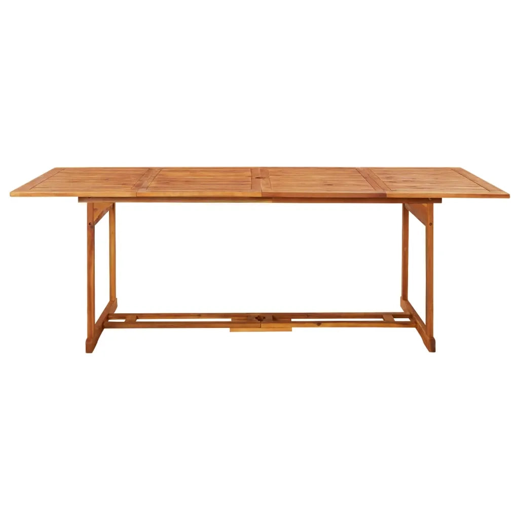Set da Pranzo da Giardino 9 pz 220x90x75 cm Massello di Acacia 3086986