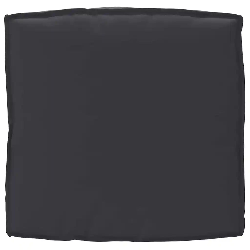 Cuscino Nero 80 x 80 x 12 cm Tessuto Oxford 42001512
