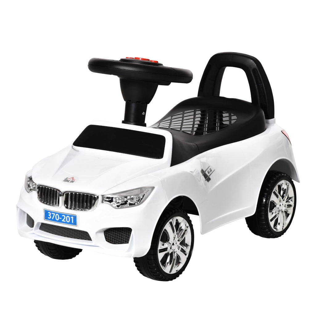 Portagiochi Auto Bambini ¨C zephmum ¨C Bianco 63.5x28x36cm
