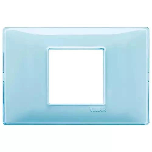 VIMAR PLANA - PLACCA 2M CENTRALI REFLEX ACQUA