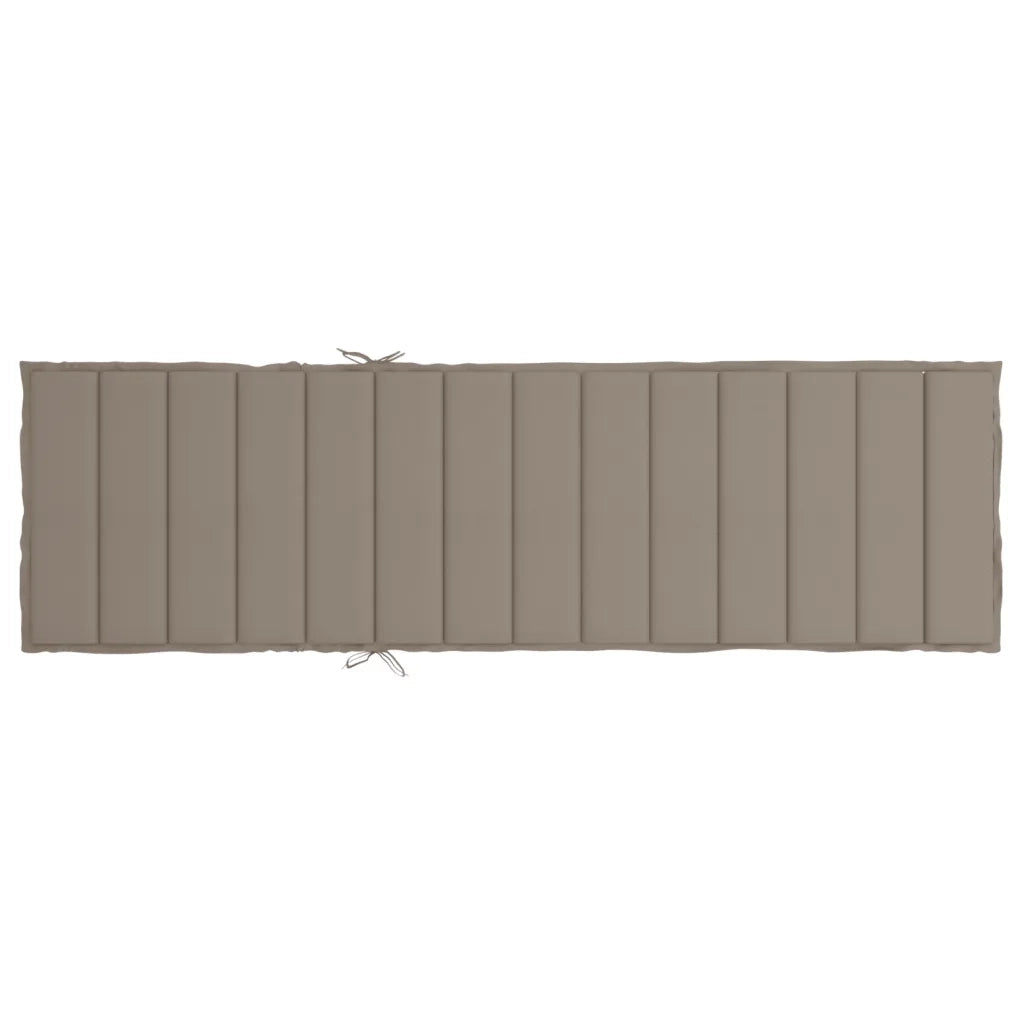 Cuscino per Lettino Tortora 200x70x3 cm in Tessuto Oxford 314226
