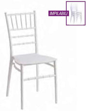 SEDIA IN POLIPROPILENE WEDDING BIANCO 48x41x88.5cm - BIACCHI E.