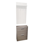 SCARPIERA 2 RIBALTE 54X15XH73CM OLMO PERLA
