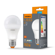 Lampadina LED A60 8W E27 luce calda 3000K 760lm Videx