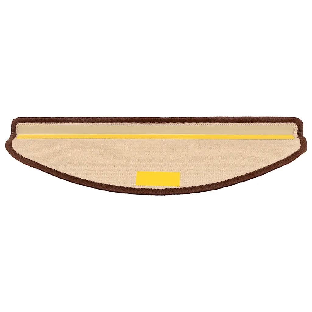 Tappetini per Scale Autoadesivi 5 pz 65x21x4 cm Marroni 149836